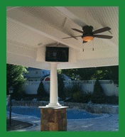 Outdoor TV and Speakers